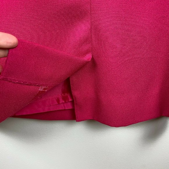 Vintage Henry Lee Dress 12 Pink Layered Look Blazer Long Sleeve Union‎ Label Vtg - Picture 8 of 11